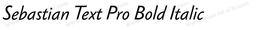 Sebastian Text Pro Bold Italic字体转换